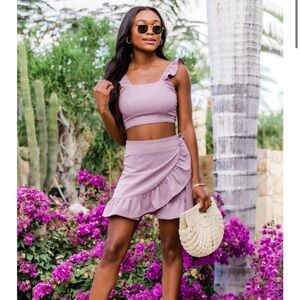 Meant To Be Two Piece Mauve Set- worn once